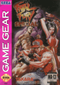 Fatal Fury Secial JP Sega Game Gear JP box art